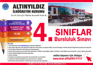 ALTINYILDIZ İLKÖĞRETİM KURUMU 4. SINIFLAR KABUL VE BURSLULUK SINAVI